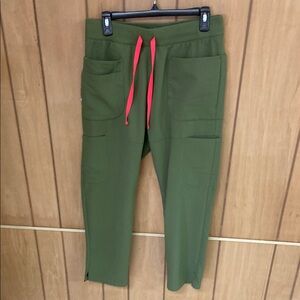 Olive Green women’s fig scrub pants